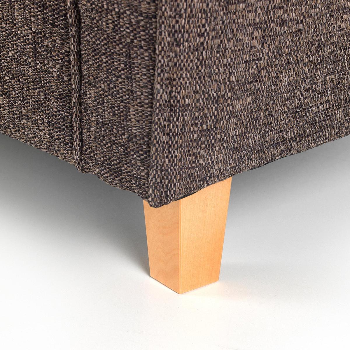 Ashbourne Fabric 3 Seater Sofa Brown – image 5