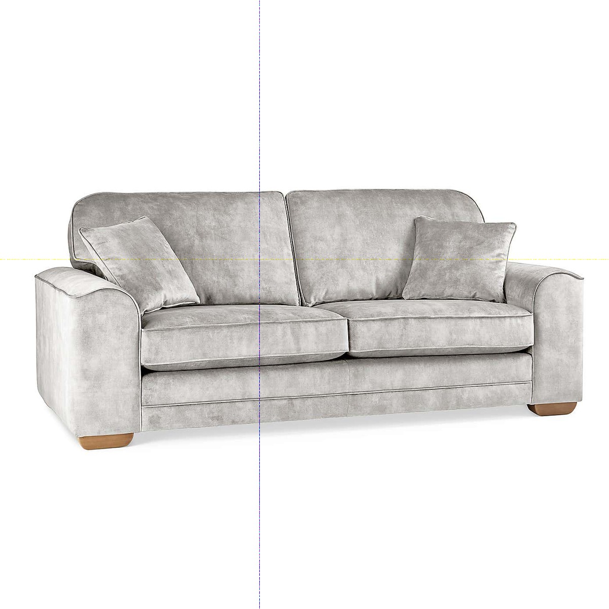 Morello Medium Sofa Slub Velvet Slub Velvet Forest Green – image 3