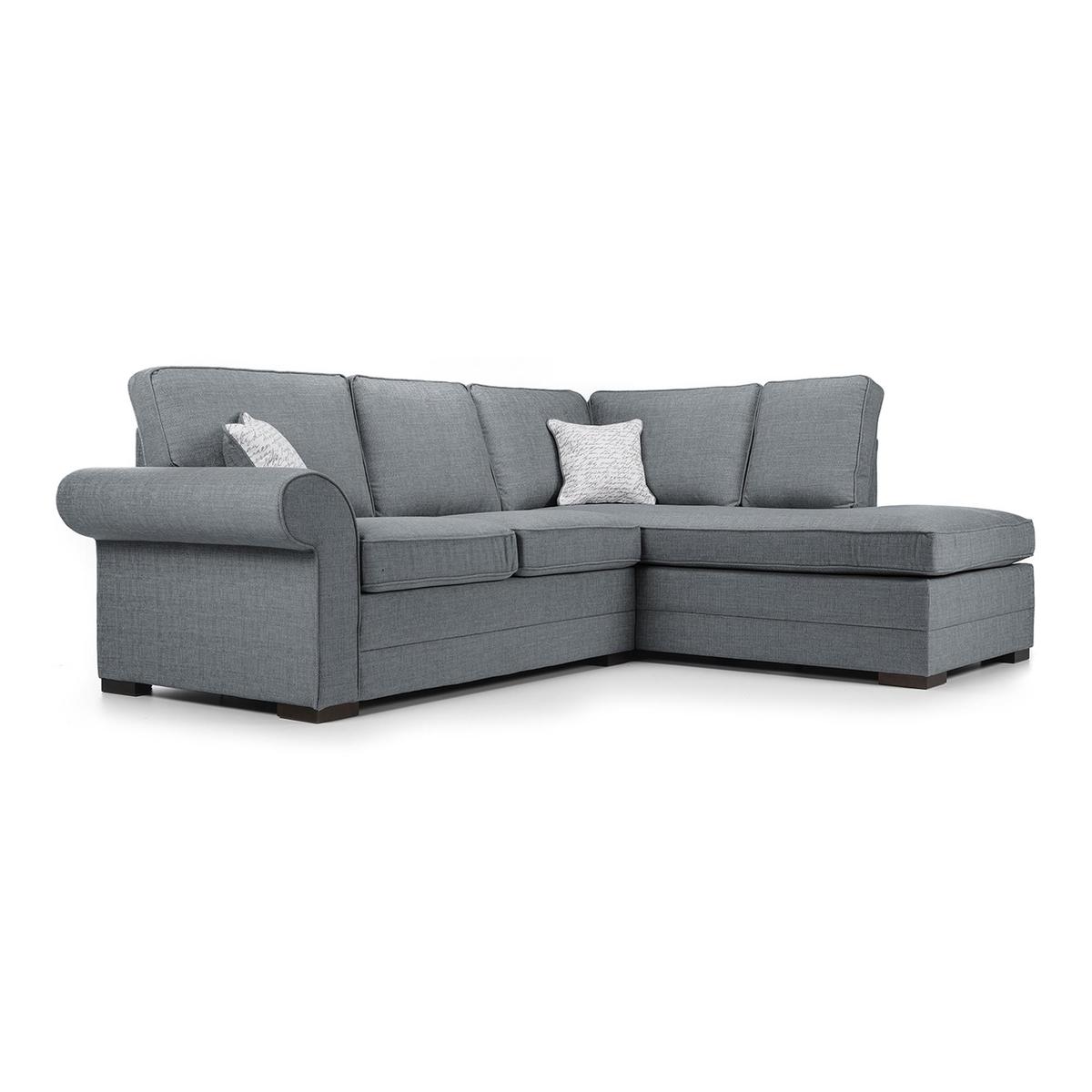 Logan Right Hand Corner Sofa Bed Grey – image 4