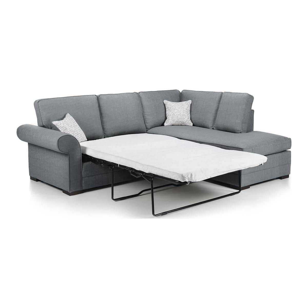 Logan Right Hand Corner Sofa Bed Grey – image 2