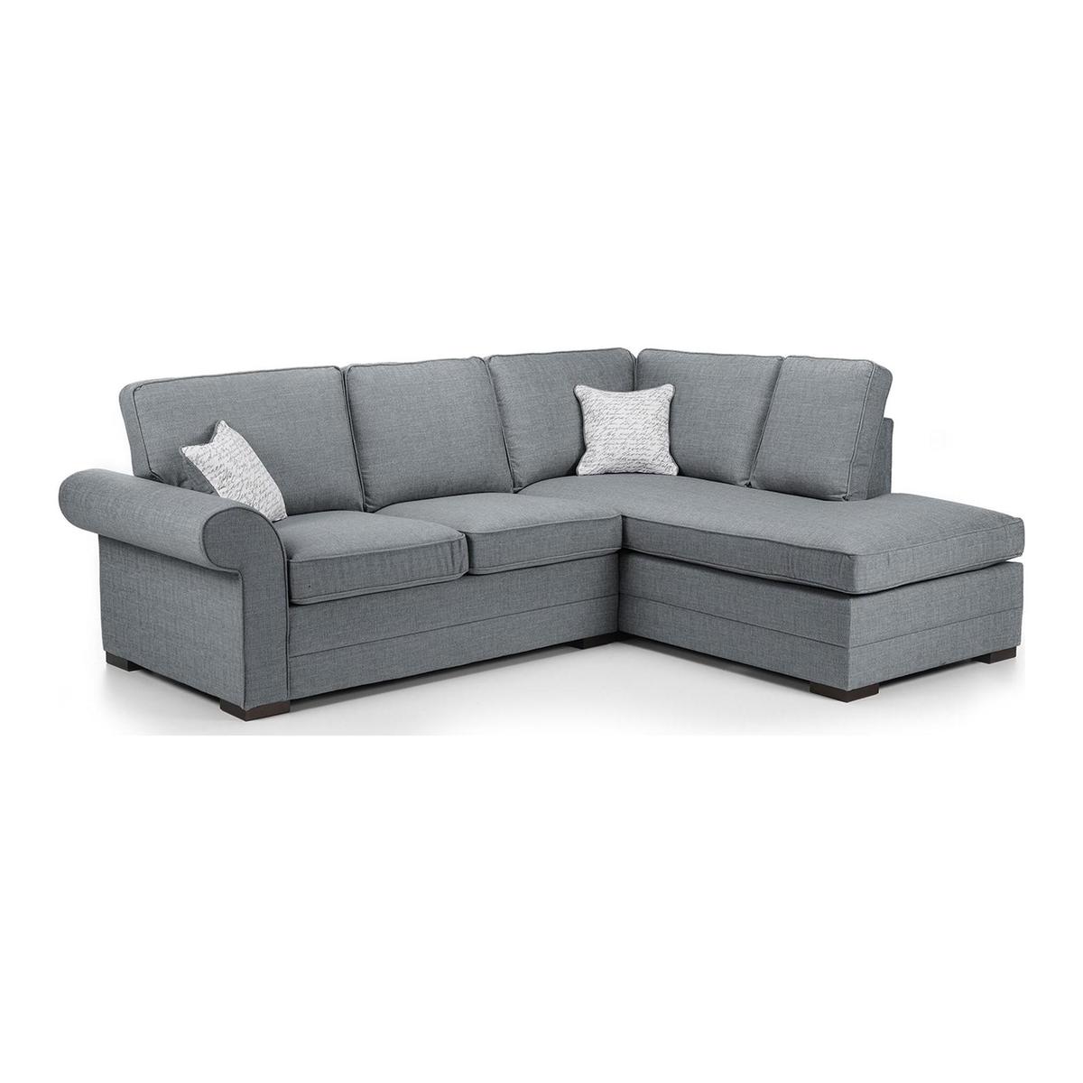 Logan Right Hand Corner Sofa Bed Grey – image 1