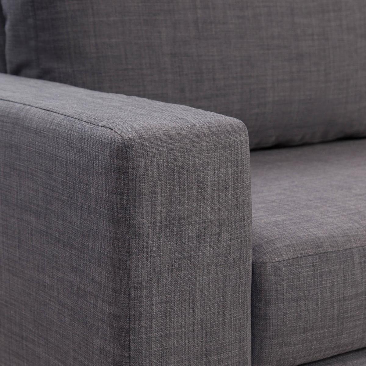 Tuscany Grey 3 Seater Sofa Grey – image 3
