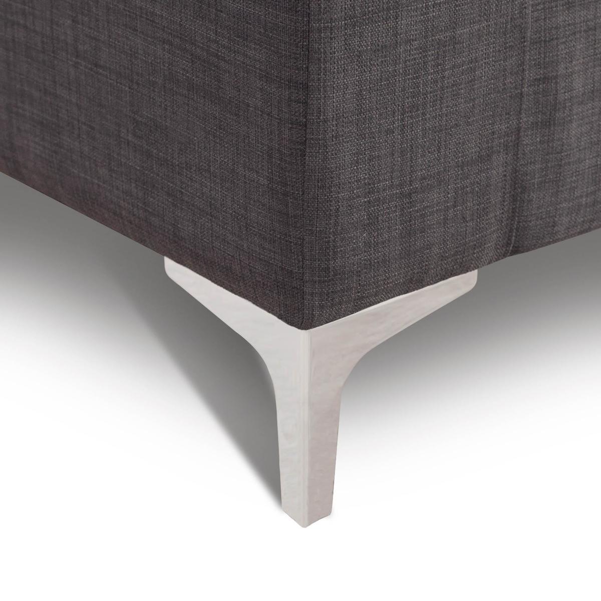 Tuscany Grey 3 Seater Sofa Grey – image 5