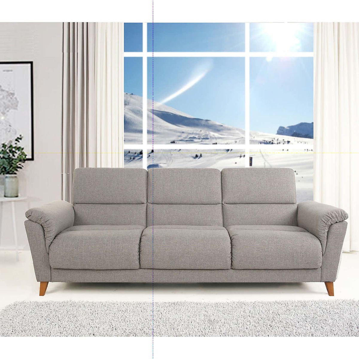 Elan 3 Seater Sofa Bed Grey – image 7