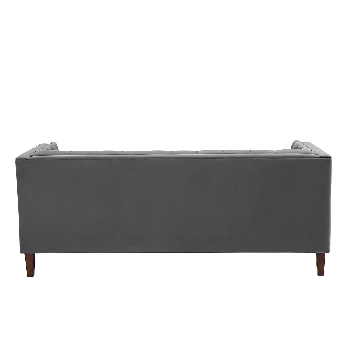 Isabel Velvet Chesterfield 3 Seater Sofa Grey – image 5