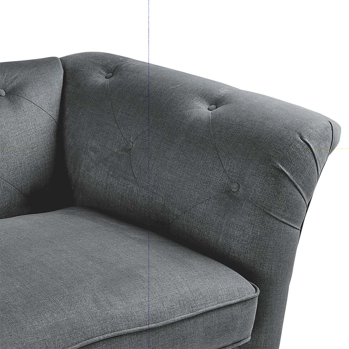 Jaipur Medium Sofa Brushed Plain Fabric Brushed Plain Graphite – image 6
