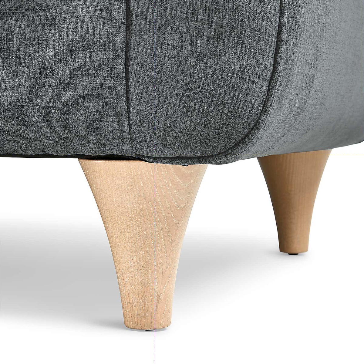 Jaipur Medium Sofa Brushed Plain Fabric Brushed Plain Graphite – image 8