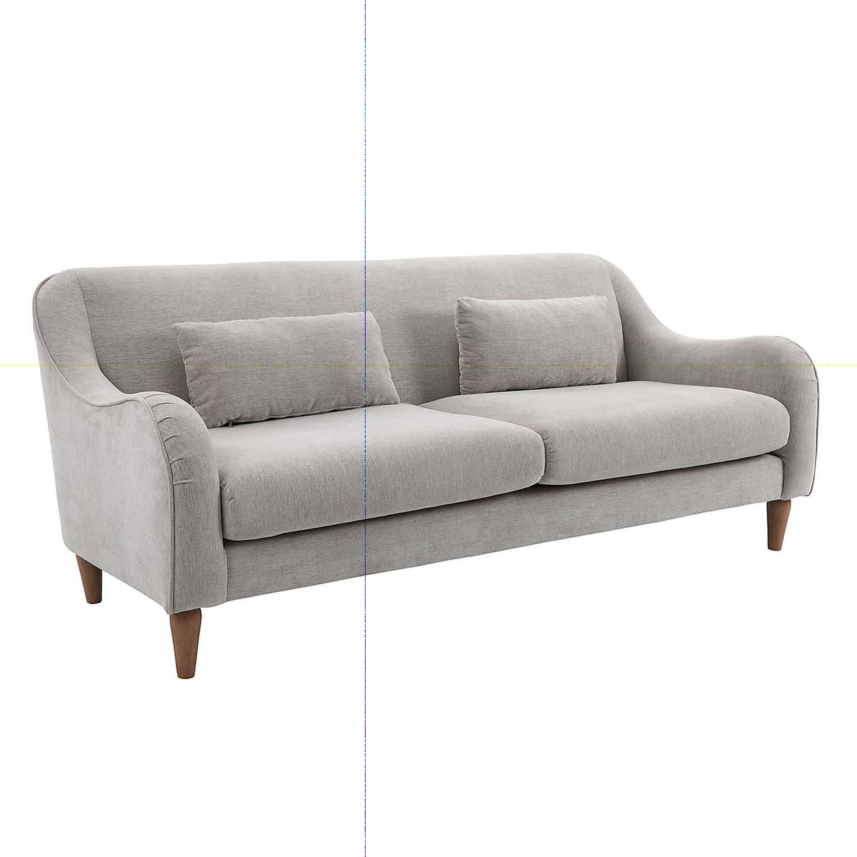 Heidy Chenille 3 Seater Sofa - Grey Grey – image 2