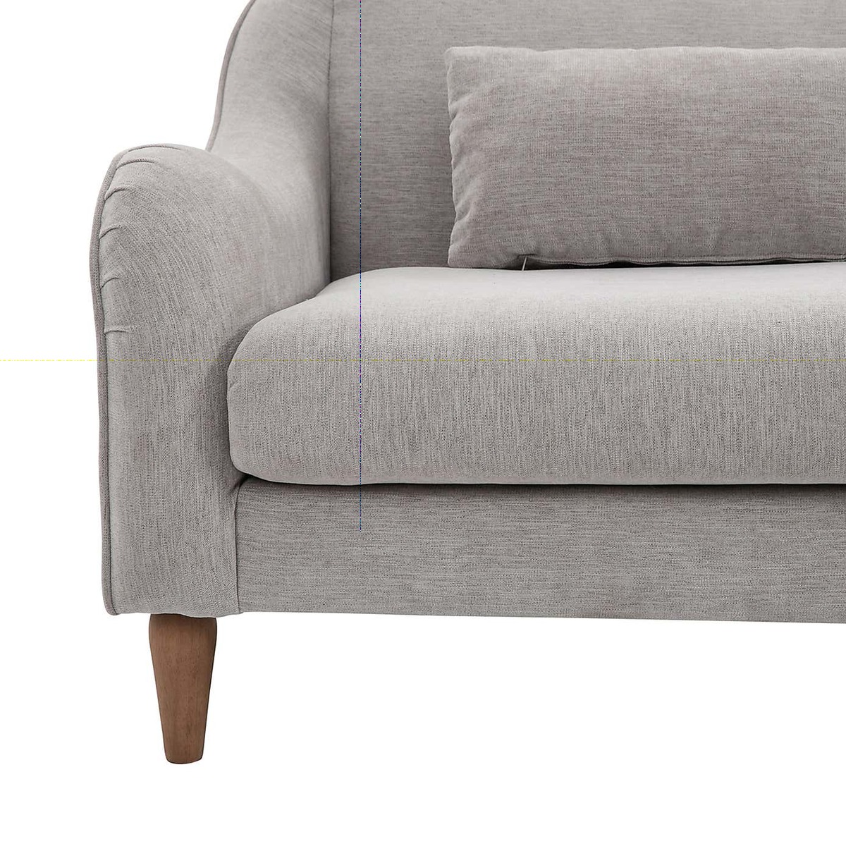 Heidy Chenille 3 Seater Sofa - Grey Grey – image 3