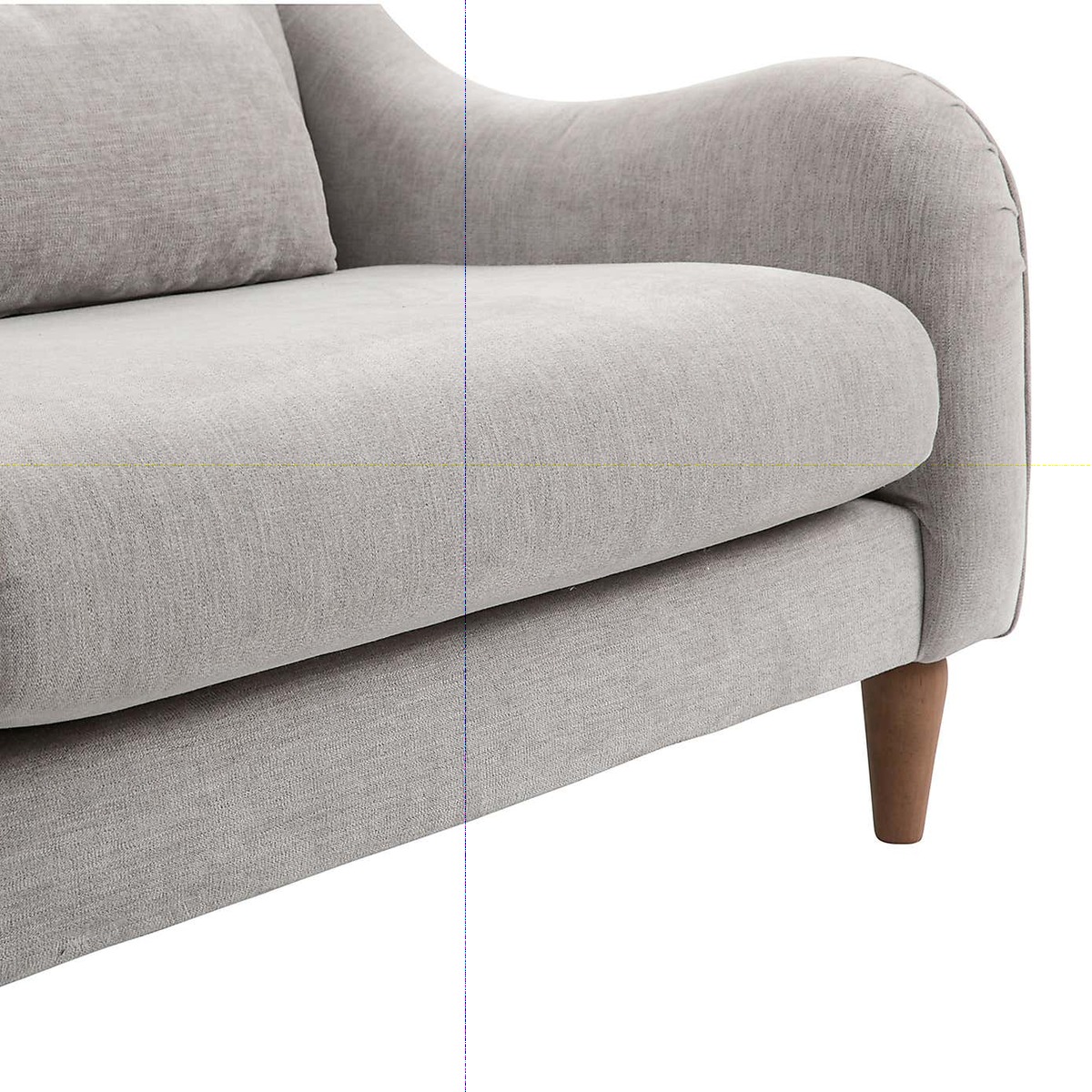 Heidy Chenille 3 Seater Sofa - Grey Grey – image 6