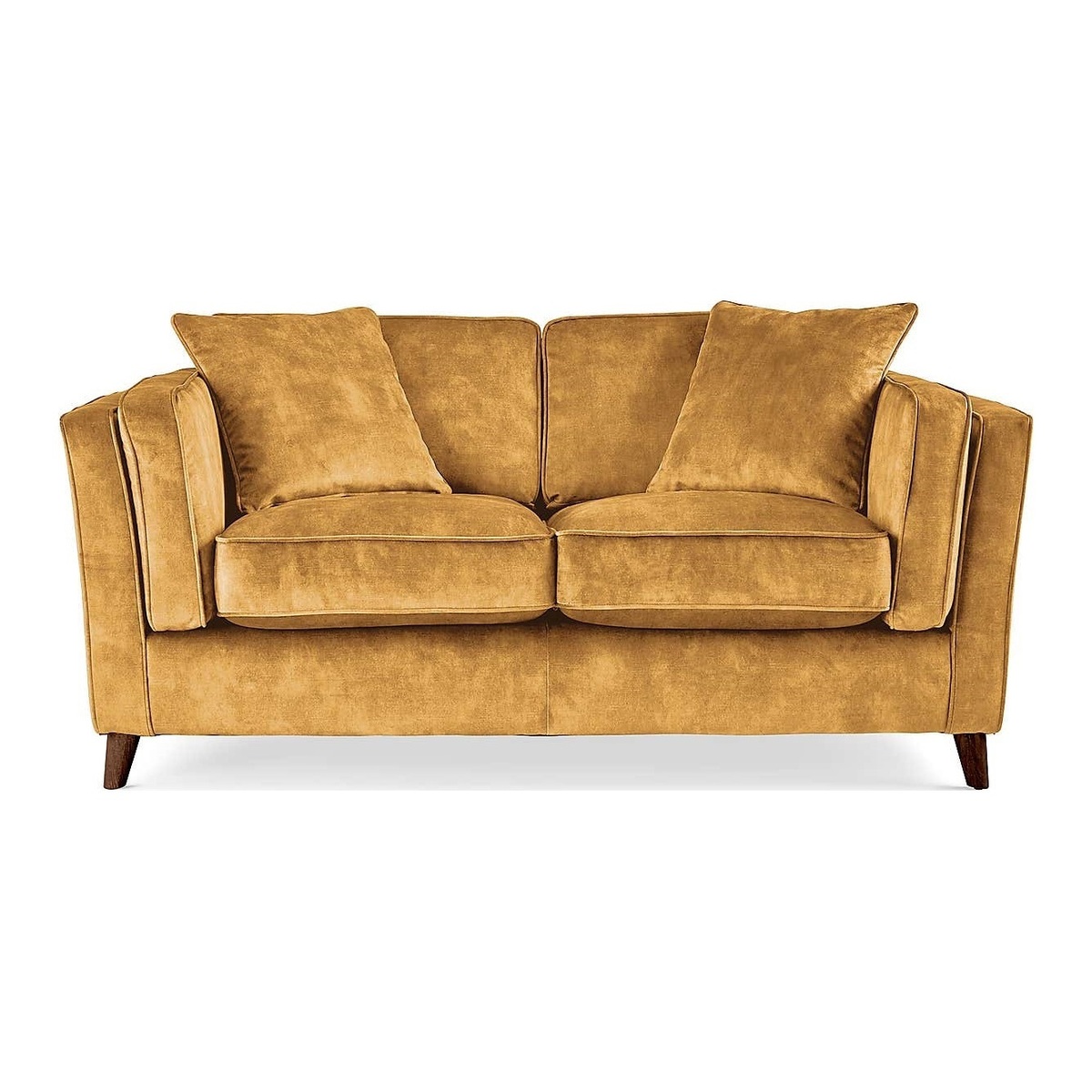 Arabella Small Sofa Slub Velvet Slub Velvet Mustard – image 1