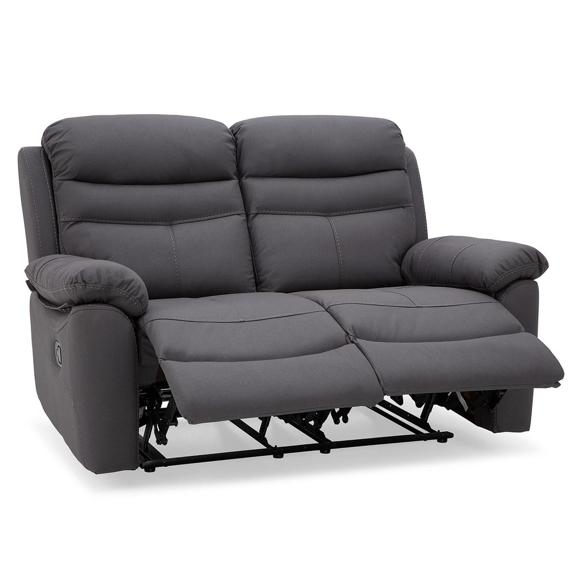 Conway Reclining 2 Seater Sofa Grey – image 5