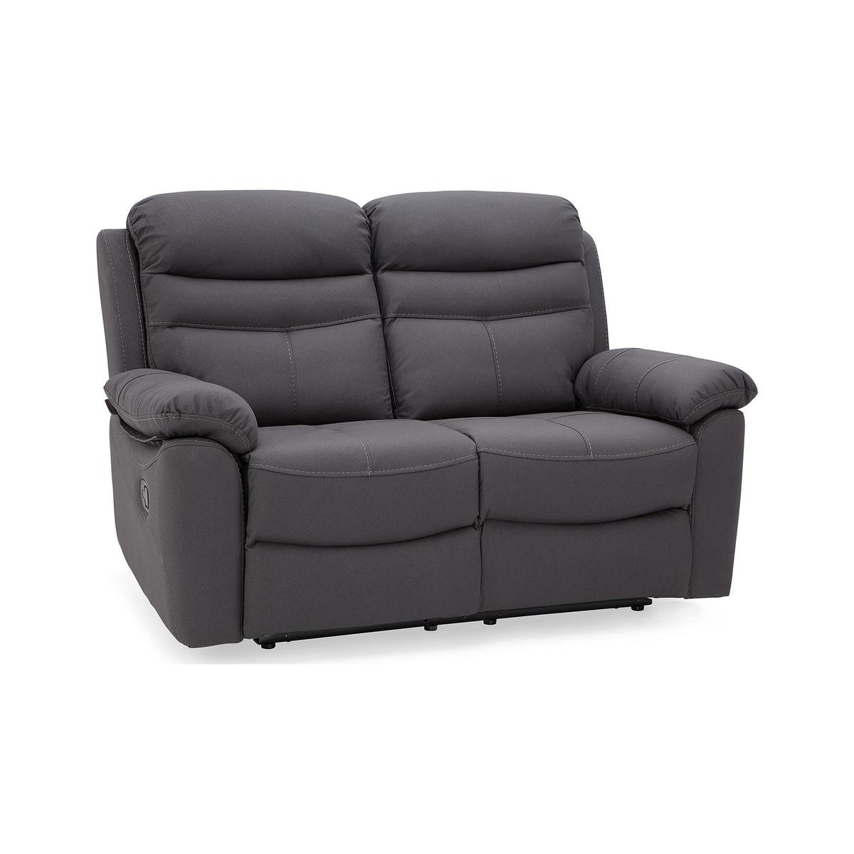 Conway Reclining 2 Seater Sofa Grey – image 1