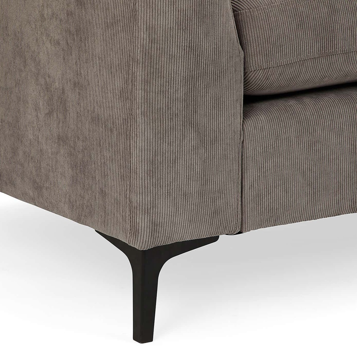 Edison Velvet 3 Seater Sofa - Grey Grey – image 6