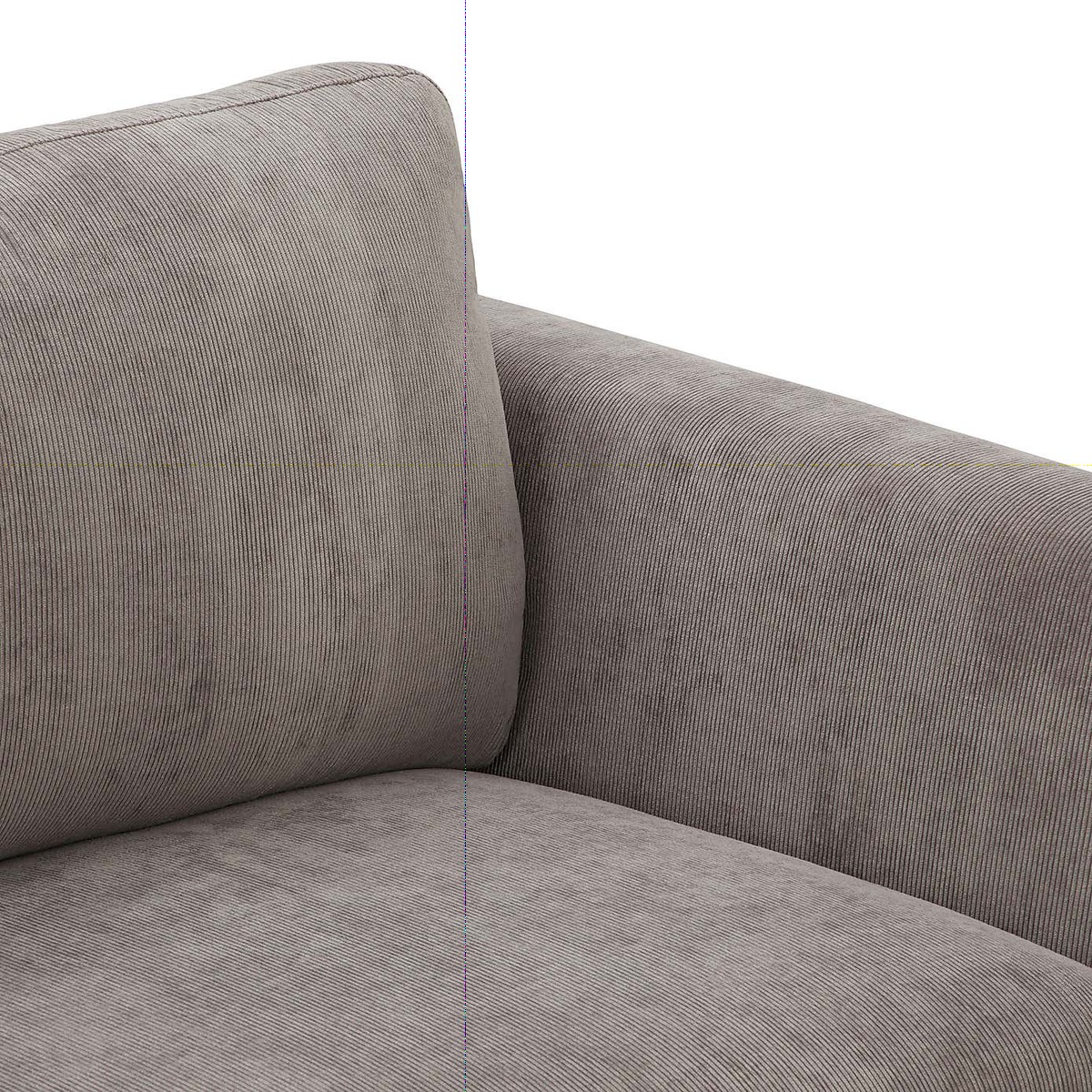 Edison Velvet 3 Seater Sofa - Grey Grey – image 7
