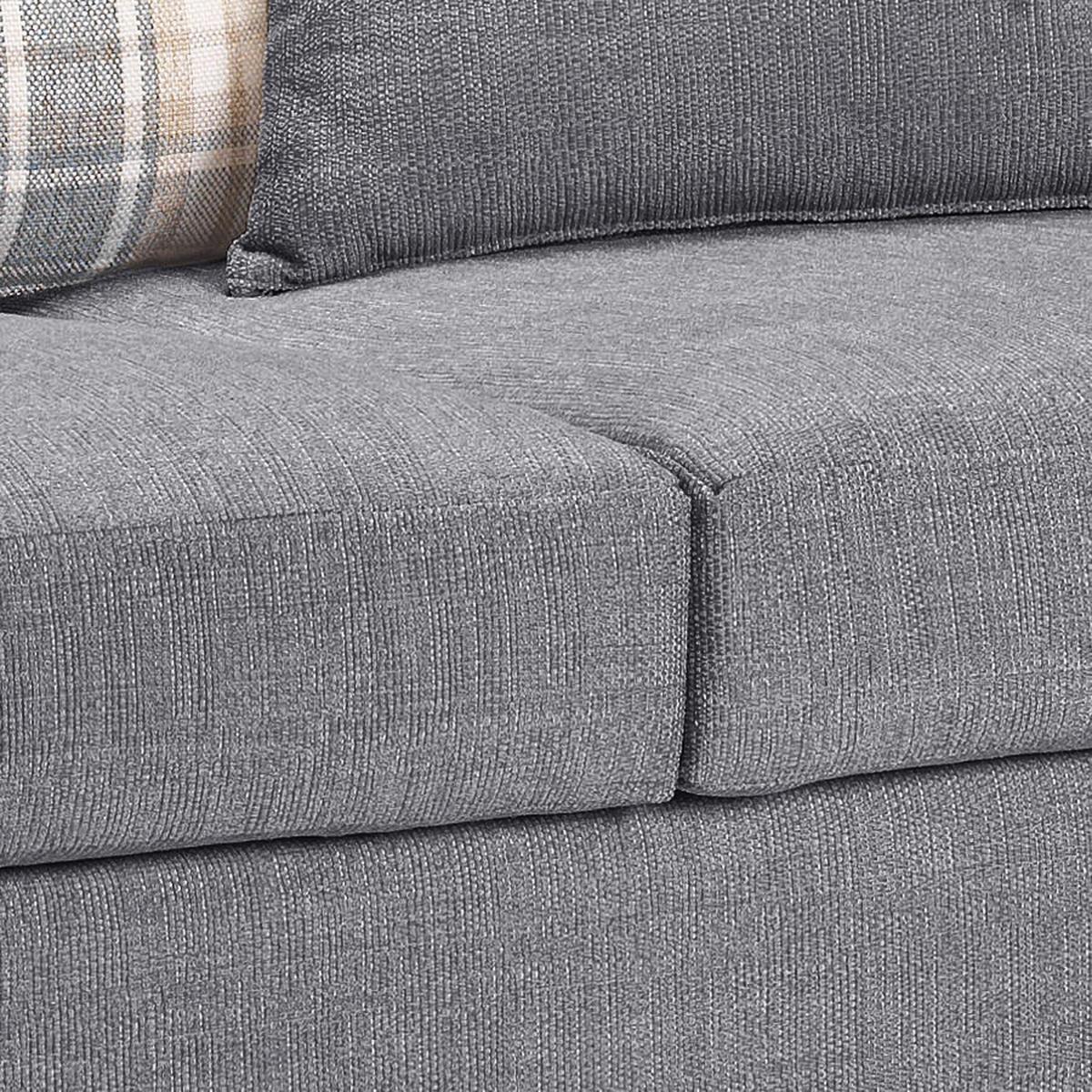 Nevada Fabric 3 Seater Sofa Beige – image 2