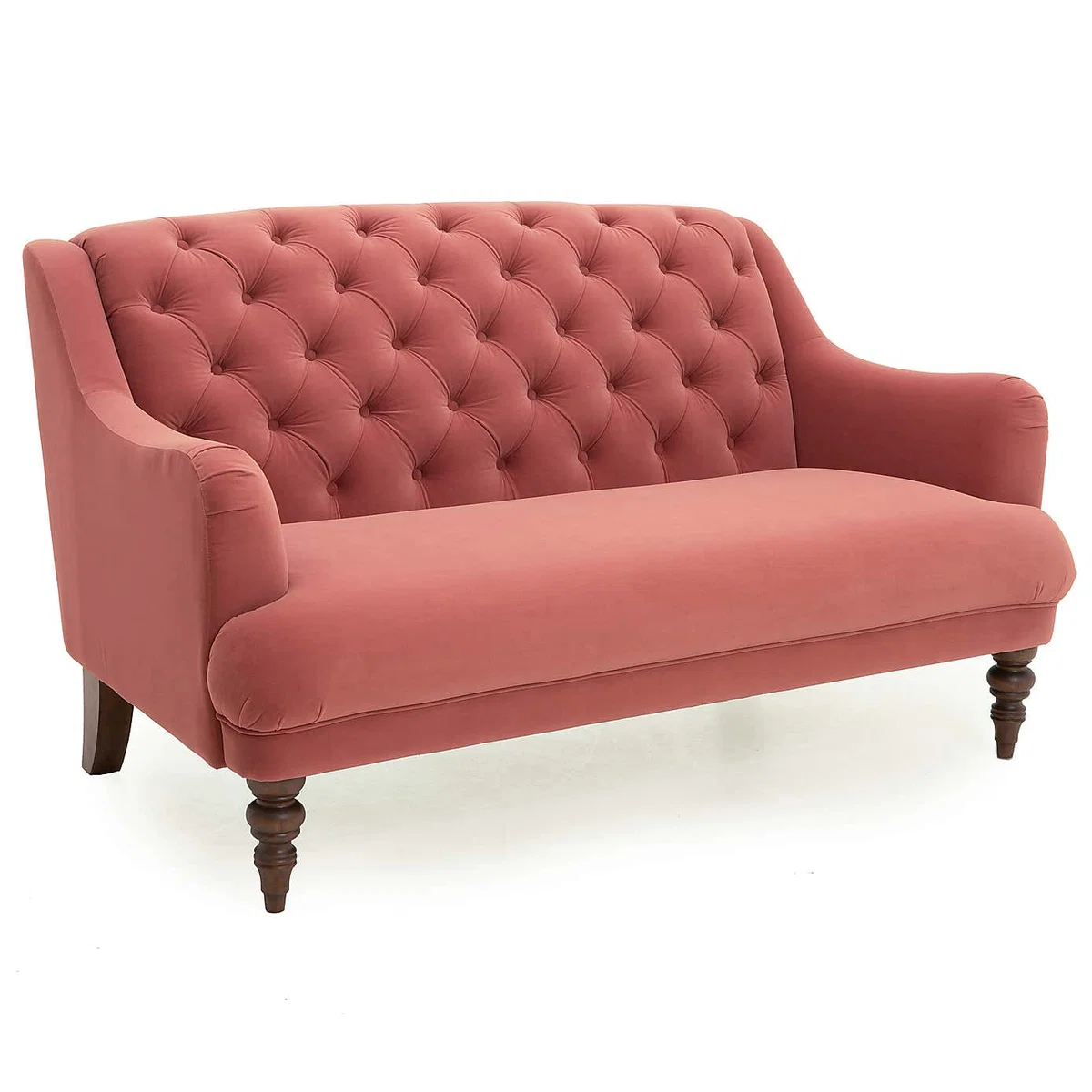 Natalia Velvet 2 Seater Sofa Blue – image 3