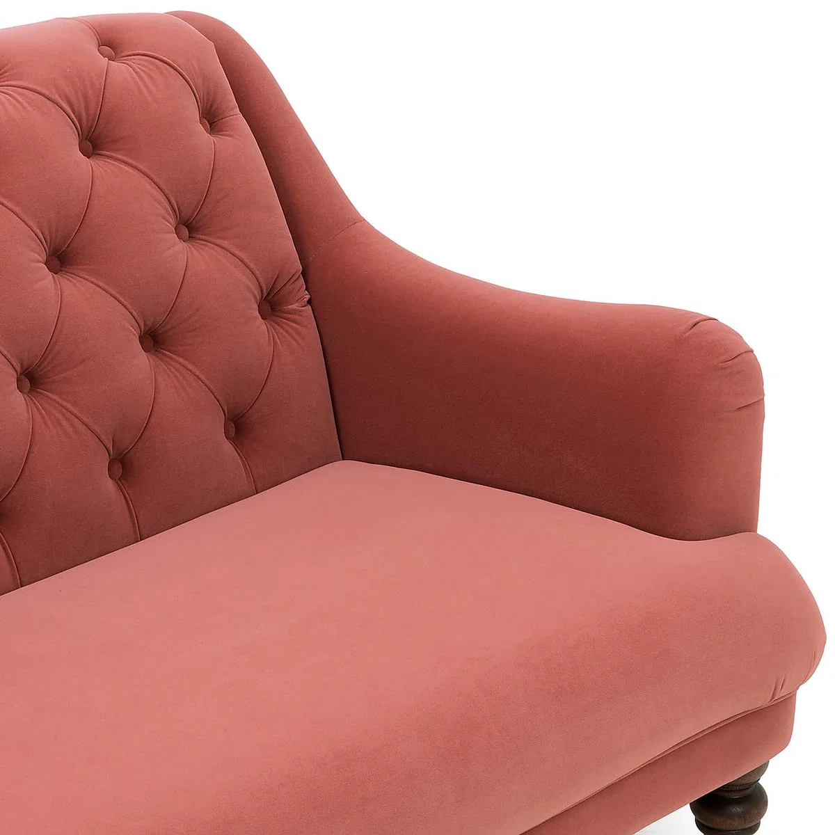 Natalia Velvet 2 Seater Sofa Blue – image 6