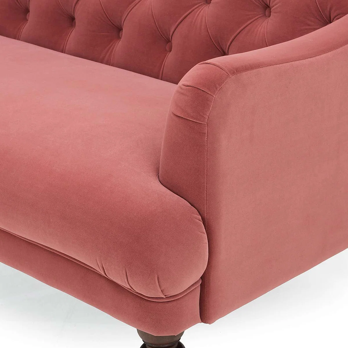 Natalia Velvet 2 Seater Sofa Blue – image 7