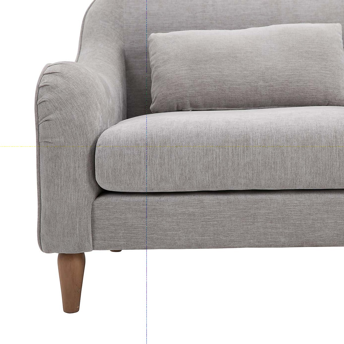 Heidy Chenille 2 Seater Sofa - Grey Grey – image 2