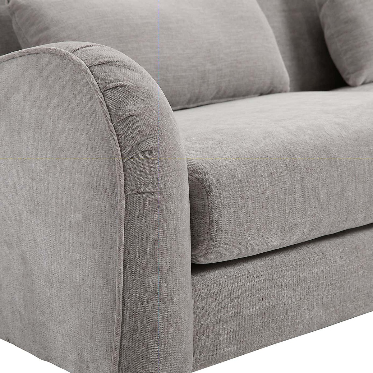 Heidy Chenille 2 Seater Sofa - Grey Grey – image 6