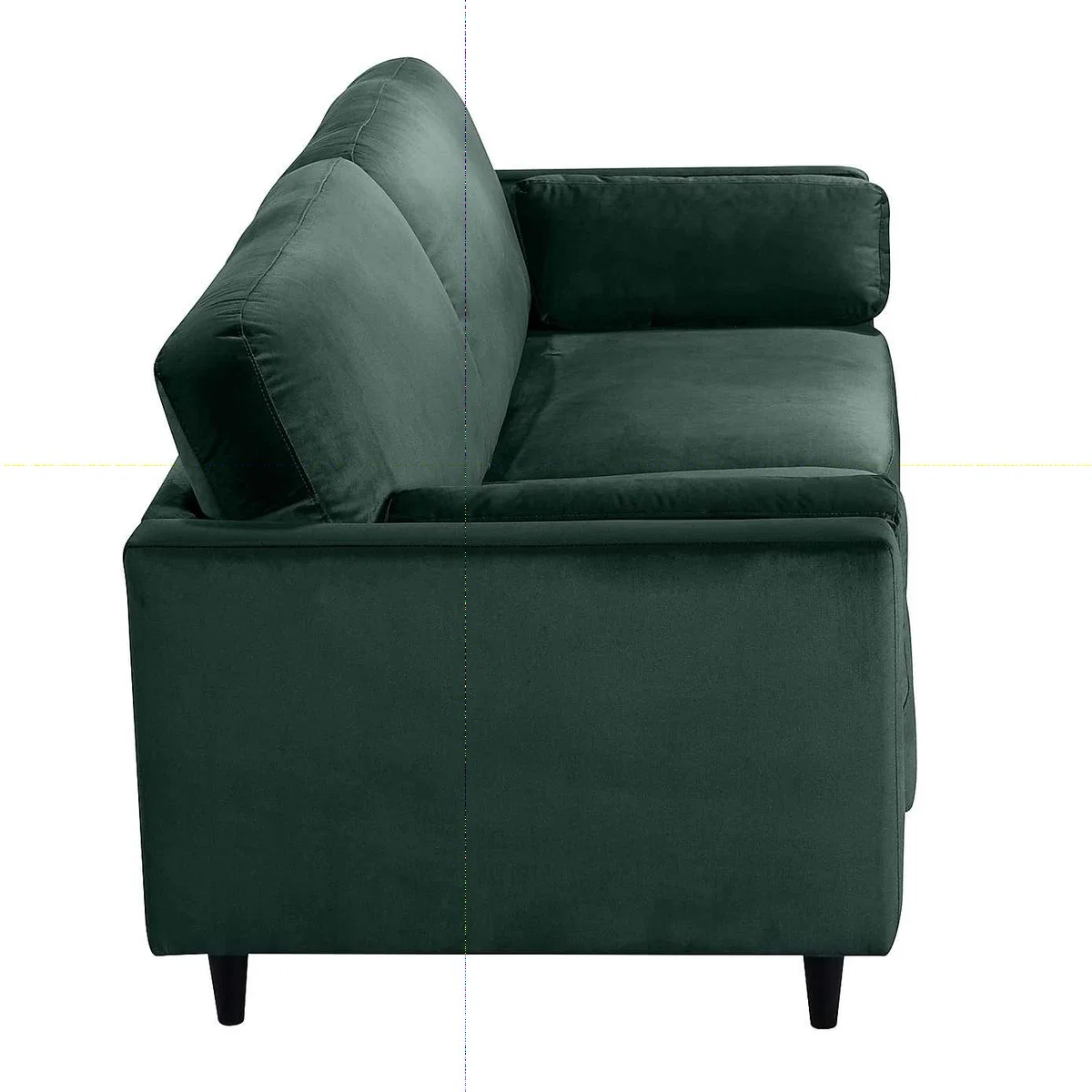 Sheldon Velvet 2 Seater Sofa Blue – image 3