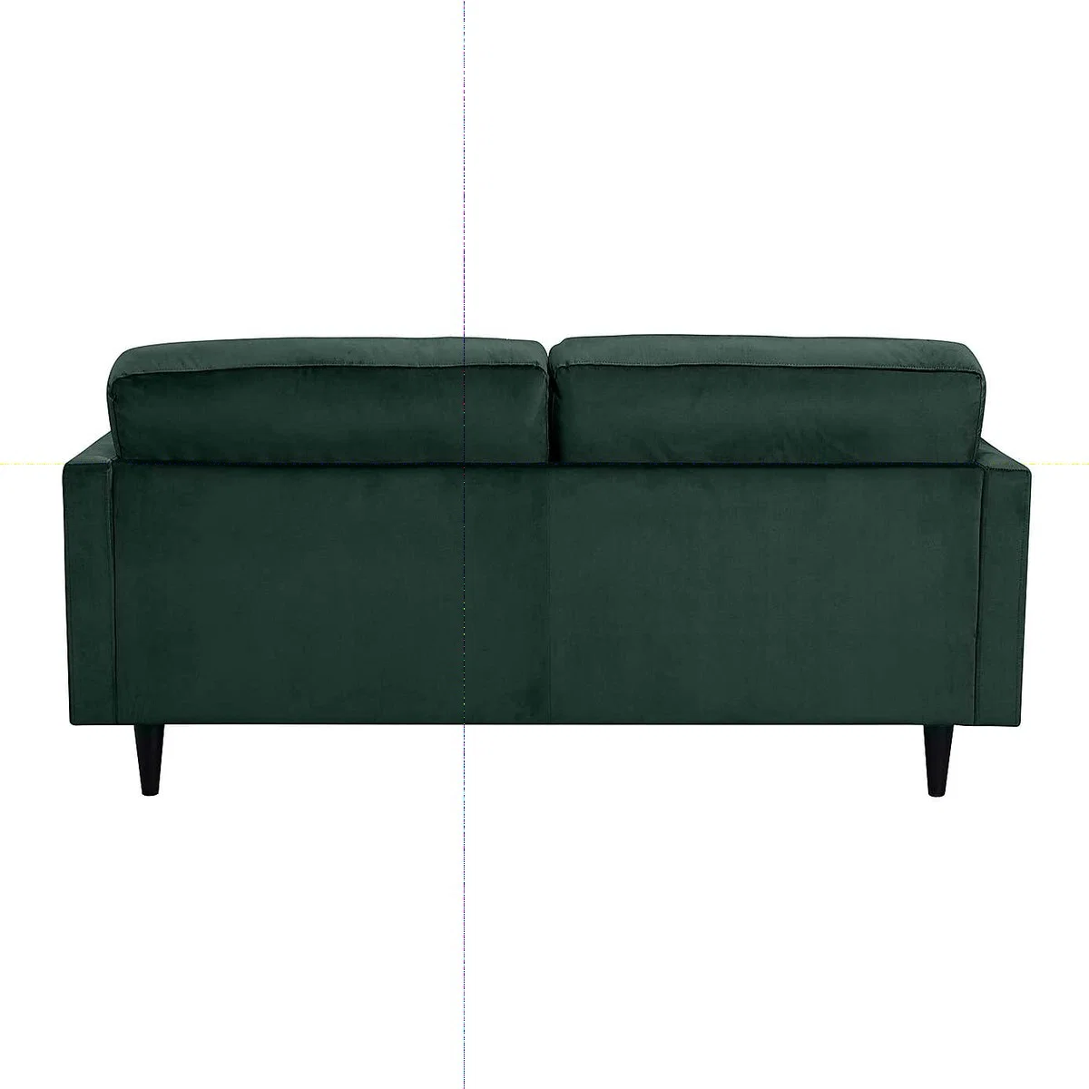 Sheldon Velvet 2 Seater Sofa Blue – image 4