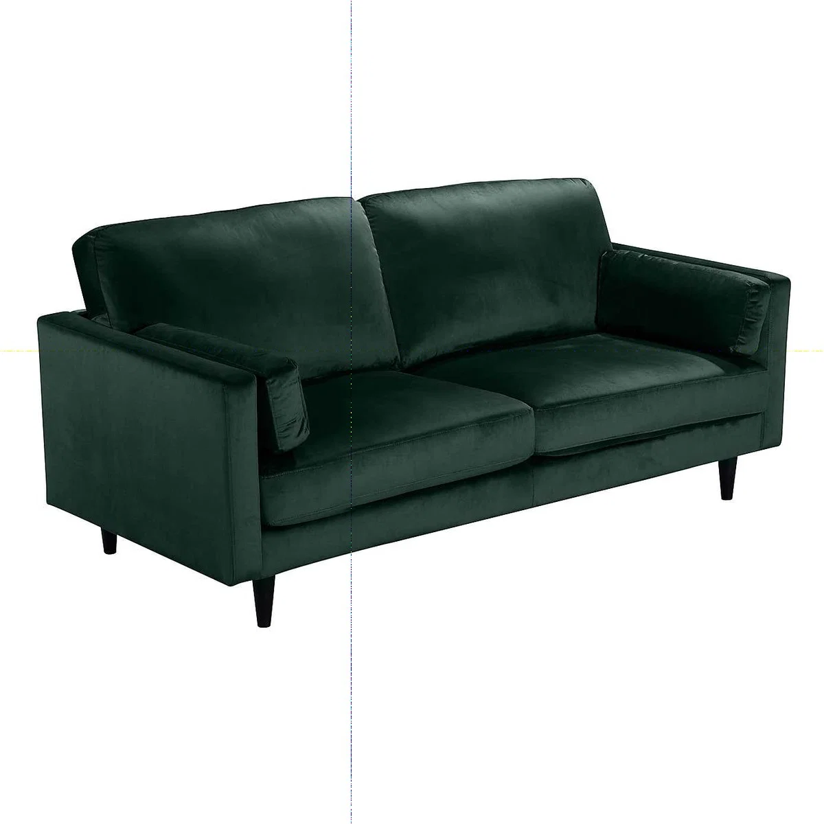 Sheldon Velvet 2 Seater Sofa Blue – image 5