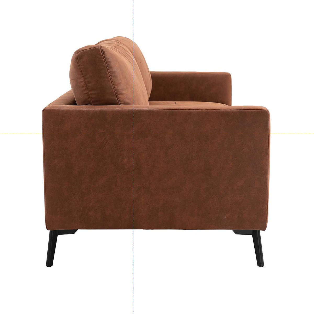 Frey PU Leather 3 Seater Sofa - Tan Brown – image 9