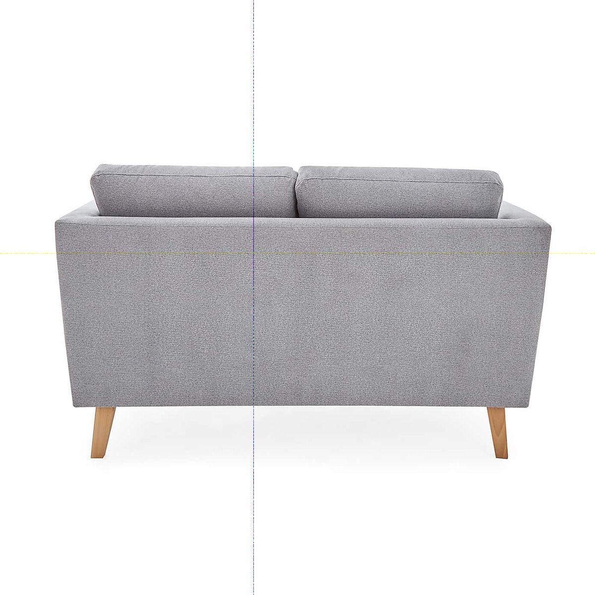 Sam Faux Wool 2 Seater Sofa Grey – image 4