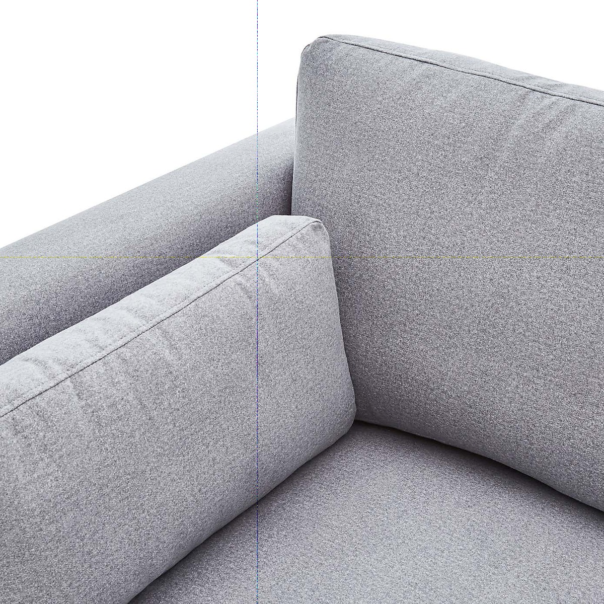 Sam Faux Wool 2 Seater Sofa Grey – image 6