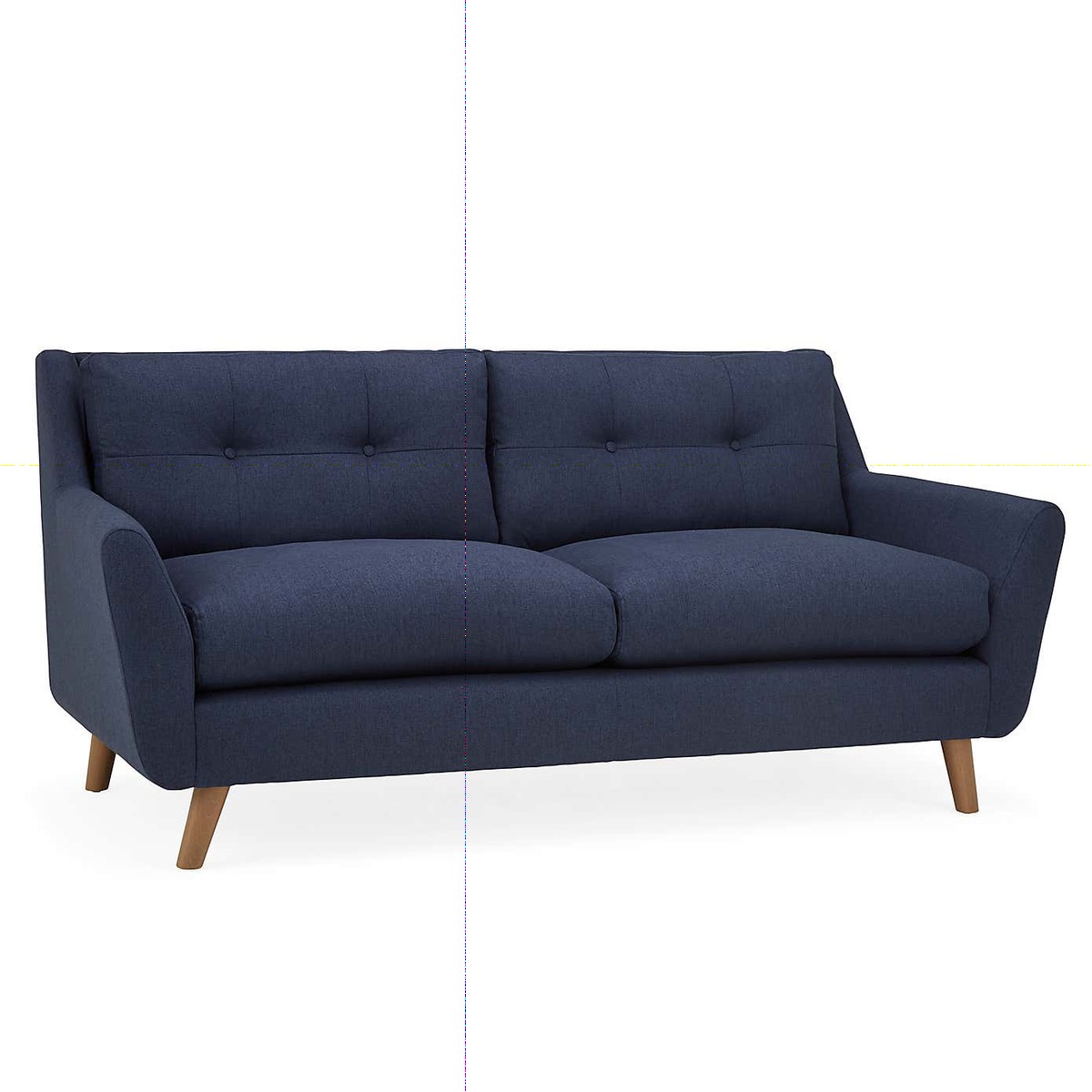 Halston Fabric 3 Seater Sofa Black – image 2