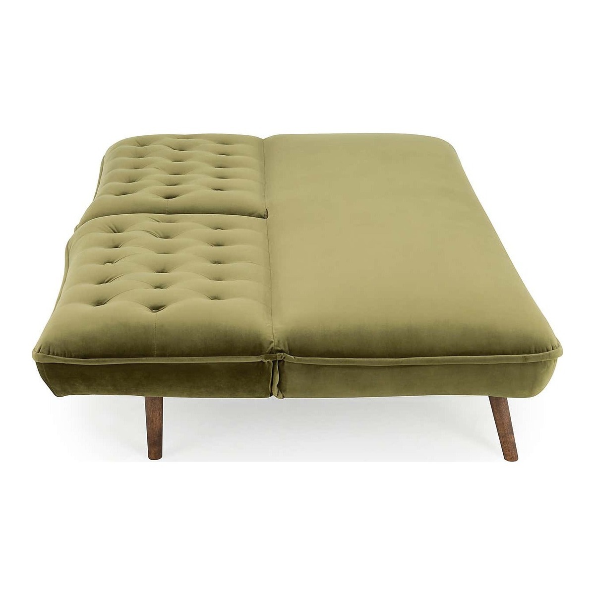 Elodie Velvet Sofa Bed Blue – image 2