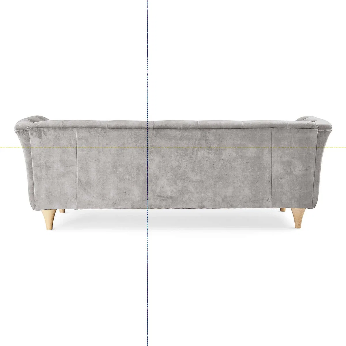 Jaipur Medium Sofa Slub Velvet Slub Velvet Cement – image 4