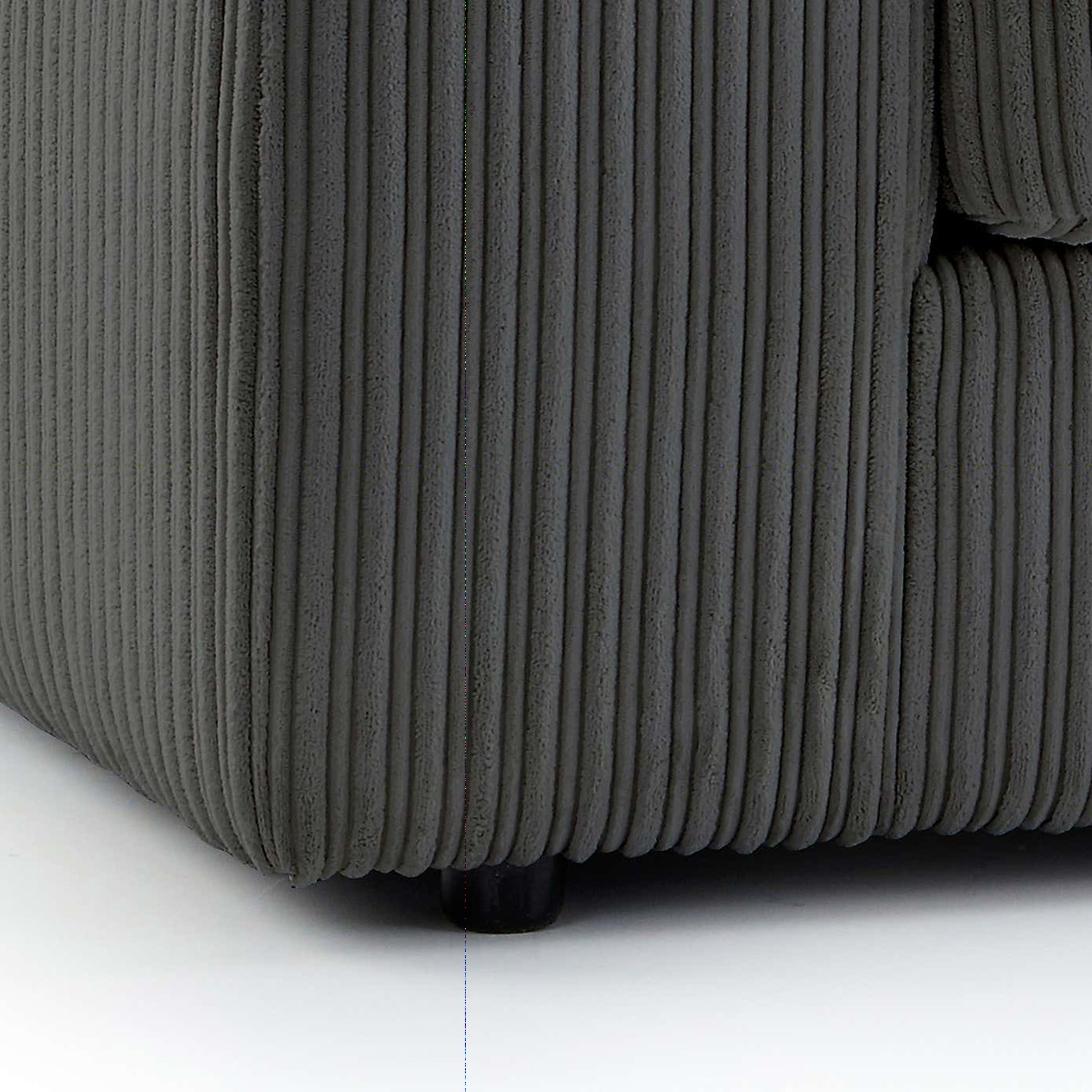 Champ Fabric 3 Seater Sofa Grey – image 5
