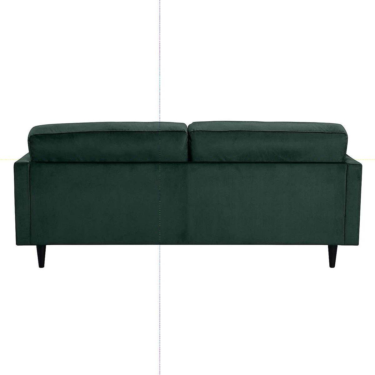 Sheldon Velvet 3 Seater Sofa Blue – image 5