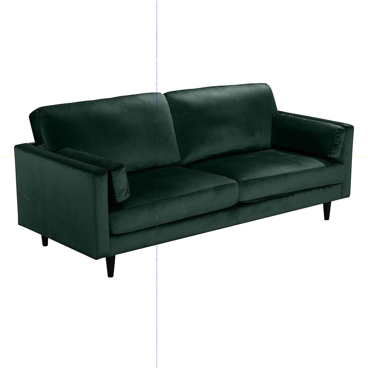 Sheldon Velvet 3 Seater Sofa Blue – image 6