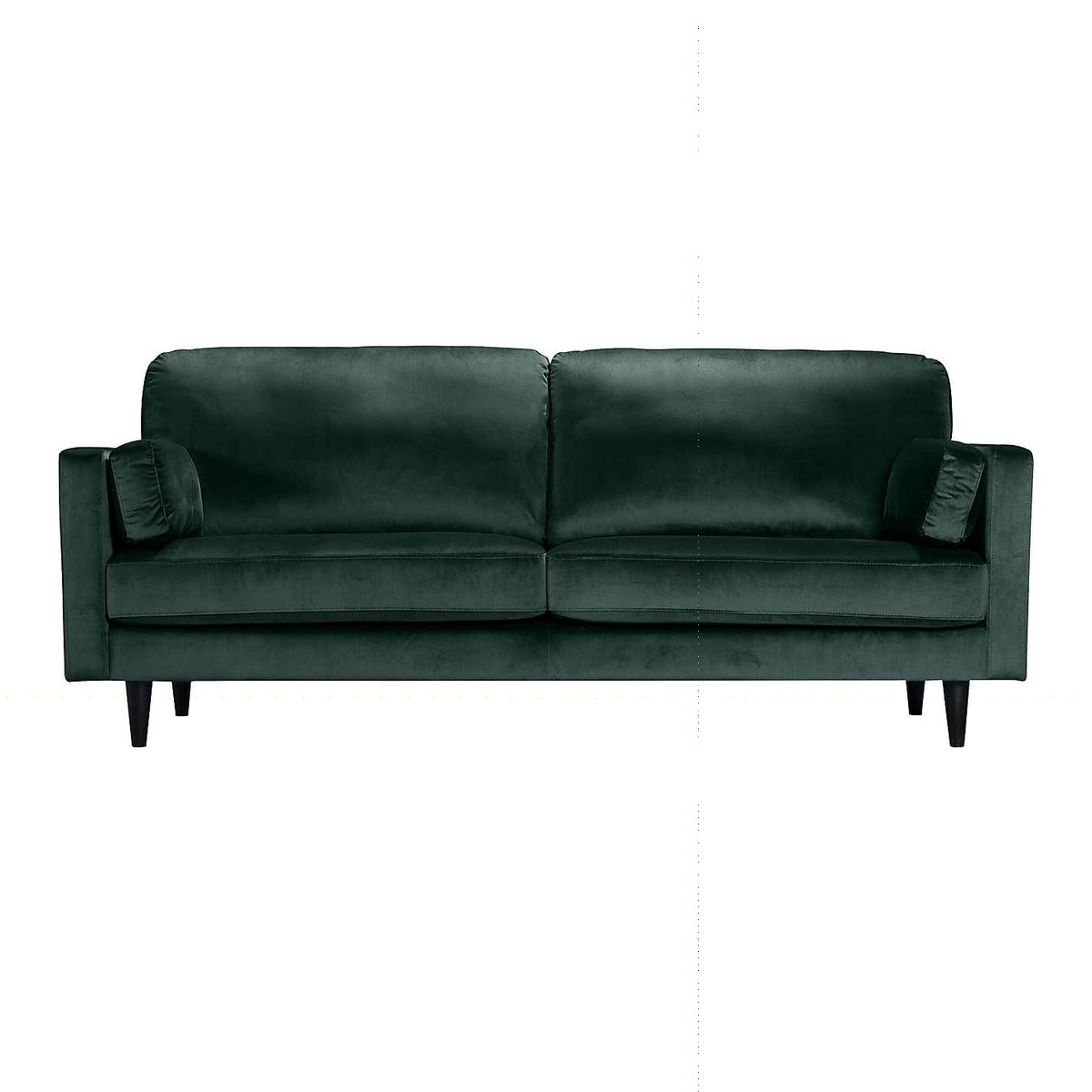 Sheldon Velvet 3 Seater Sofa Blue – image 1