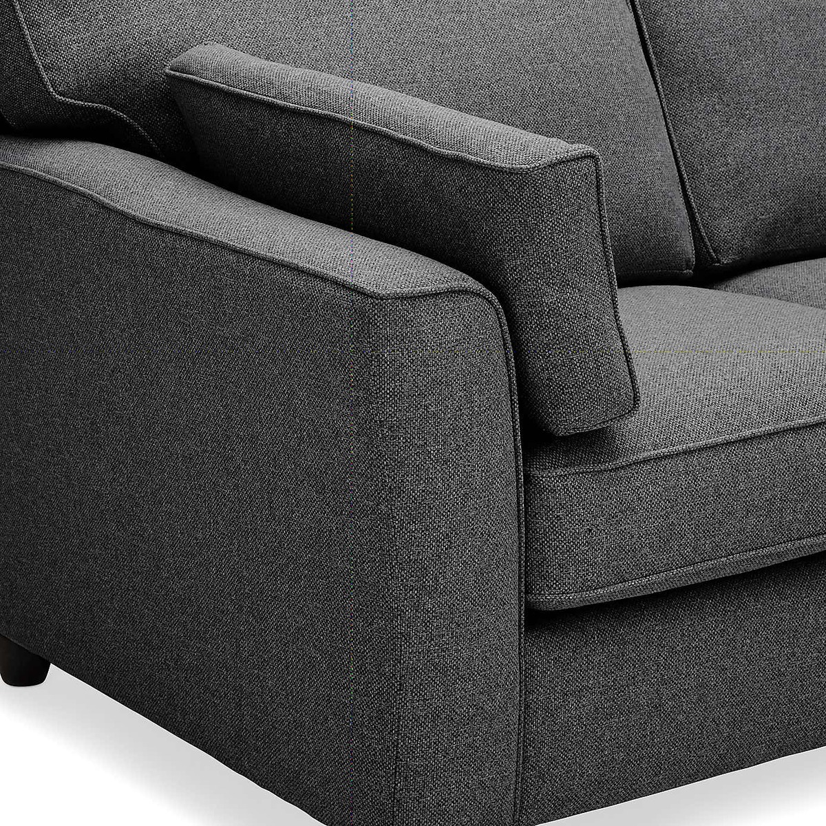 Grayson Right Hand Corner Chaise Sofa Brown – image 4