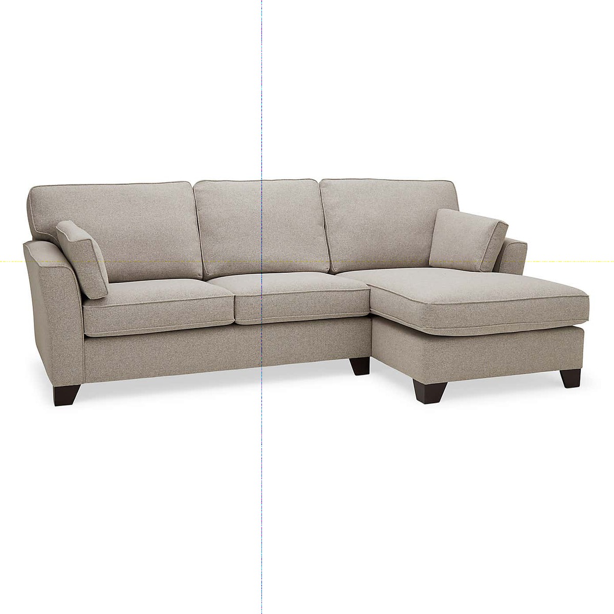 Grayson Right Hand Corner Chaise Sofa Brown – image 7