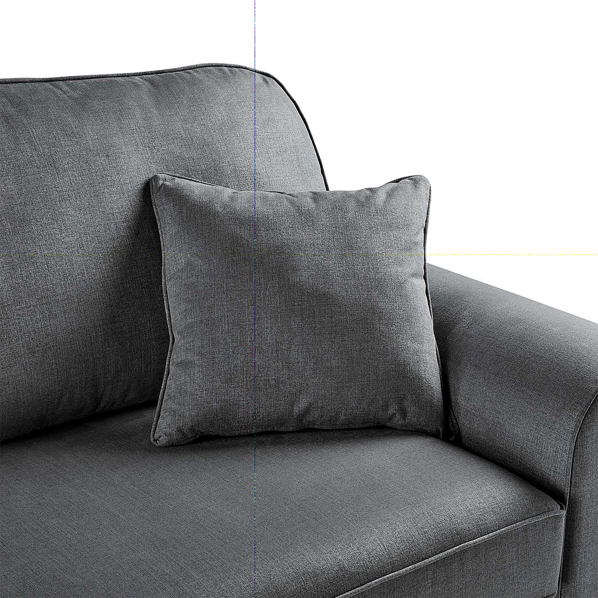 Morello Medium Sofa Brushed Plain Fabric Brushed Plain Silk – image 5