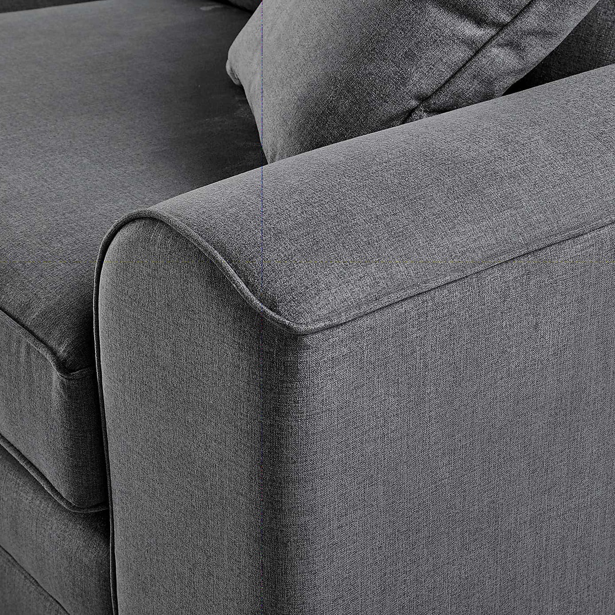 Morello Medium Sofa Brushed Plain Fabric Brushed Plain Silk – image 6