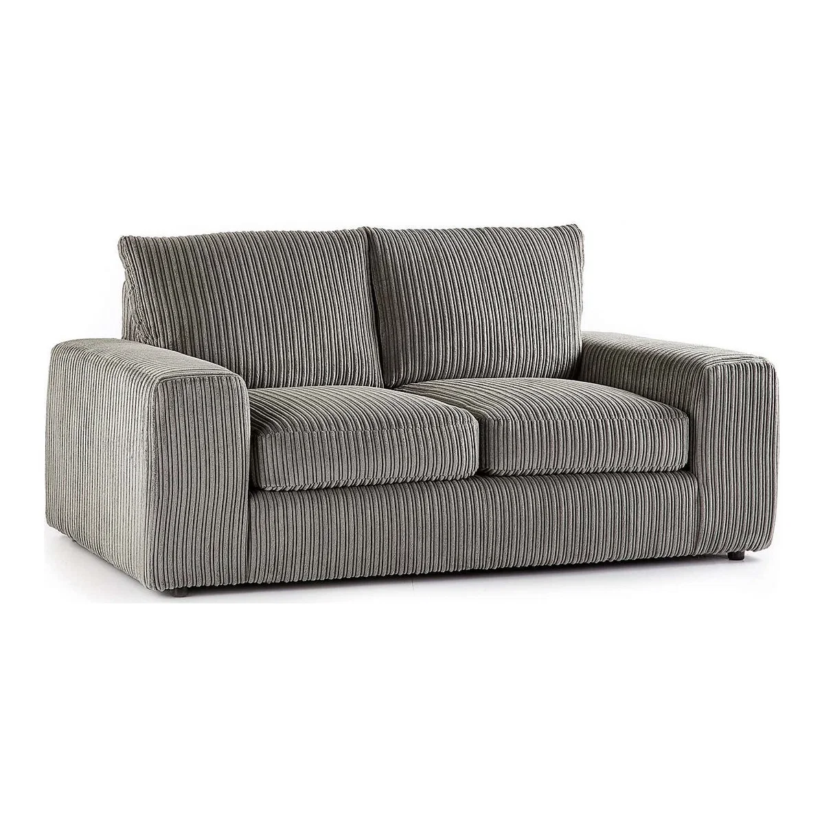Champ Fabric 2 Seater Sofa Grey – image 1