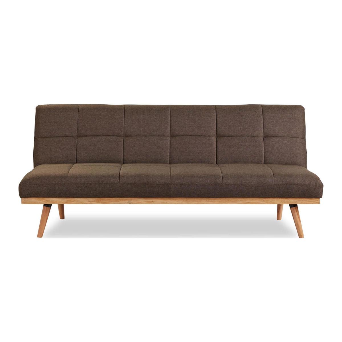 Malo Fabric Sofa Bed Brown