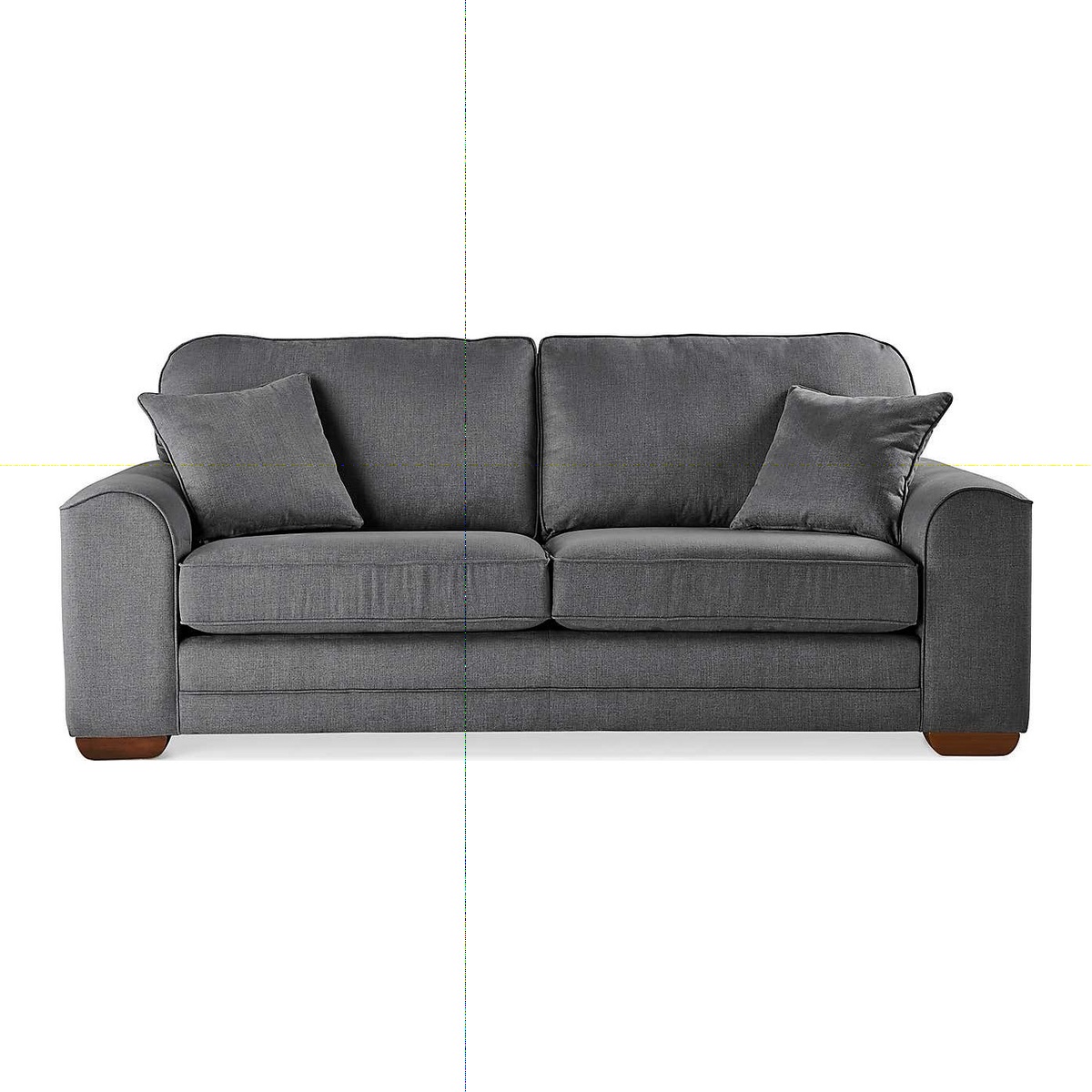 Morello Medium Sofa Brushed Plain Fabric Brushed Plain Pewter – image 1