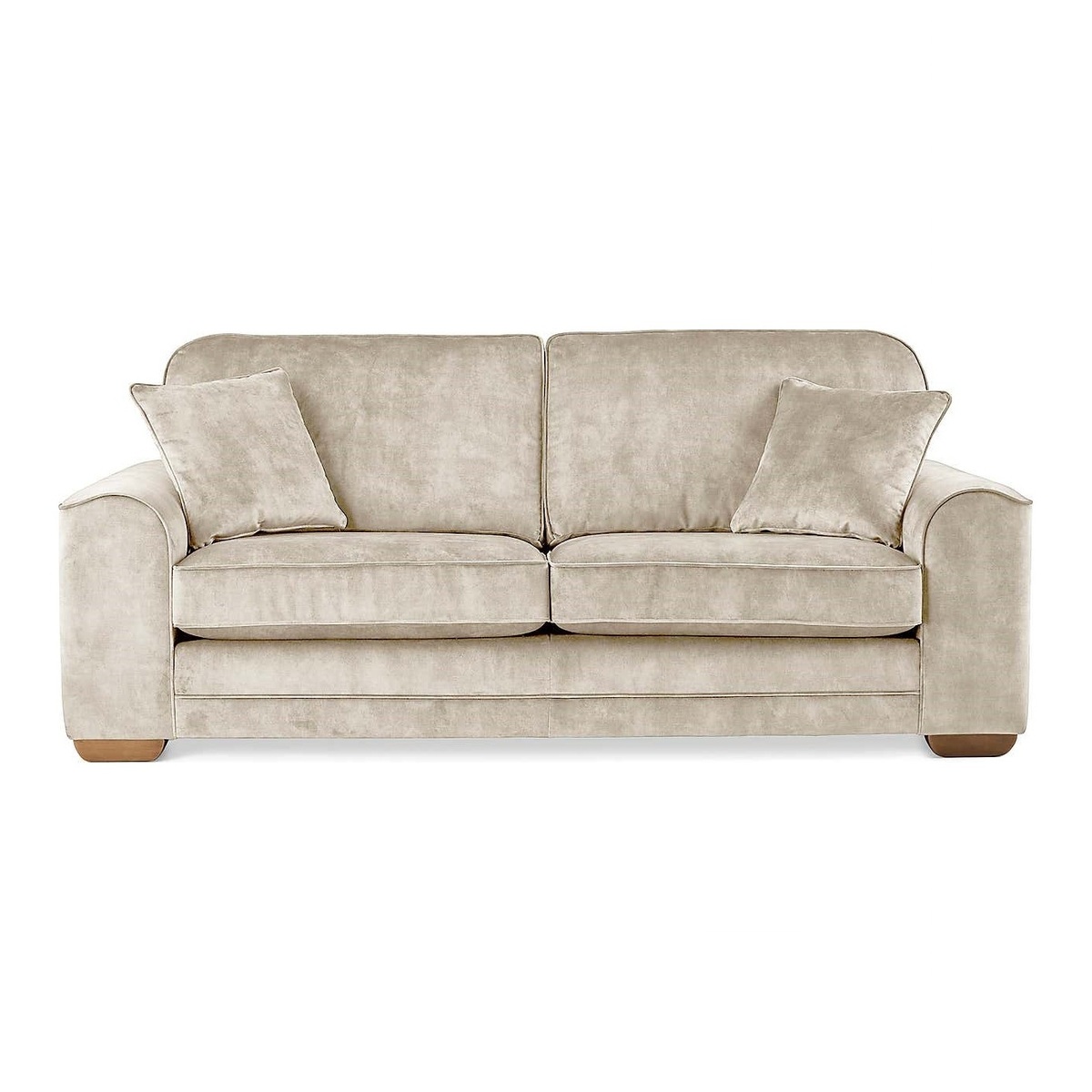 Morello Medium Sofa Slub Velvet Slub Velvet Natural – image 1