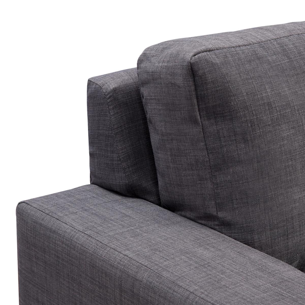 Tuscany 2 Seater Fabric Sofa Grey – image 4
