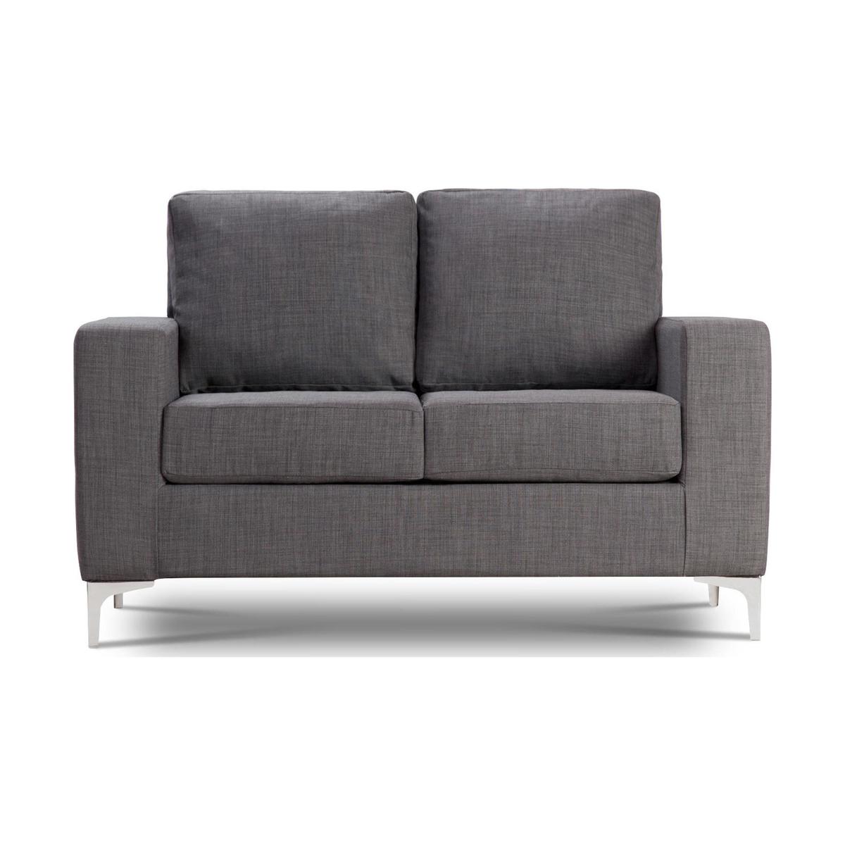 Tuscany 2 Seater Fabric Sofa Grey – image 2