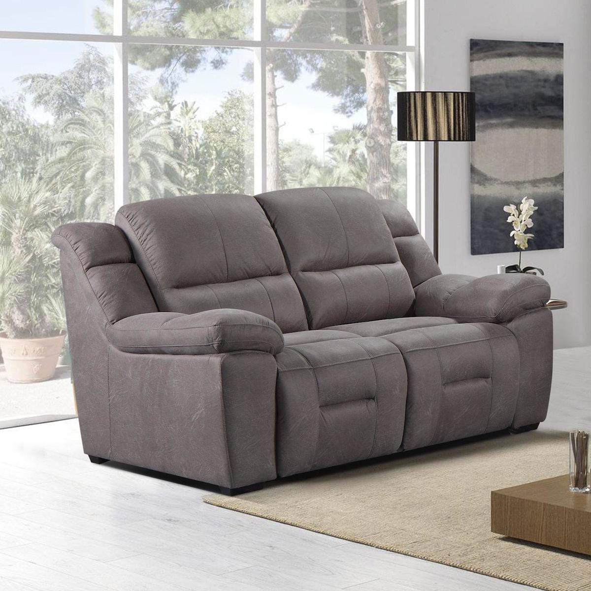 Madison 3 Seater Fabric Sofa Vintage - Silver Silver – image 2