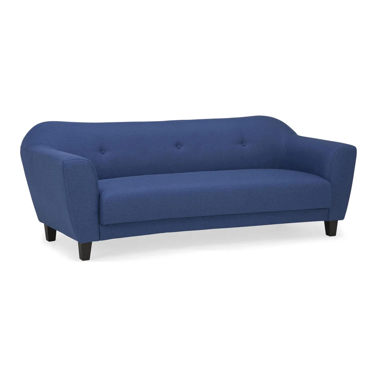 Cassie 3 Seater Fabric Sofa Blue – image 1